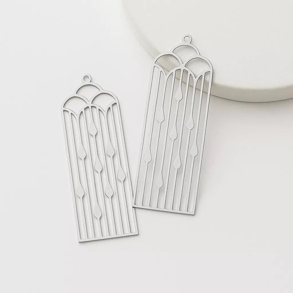 Geometric Brass Jewelry Charms