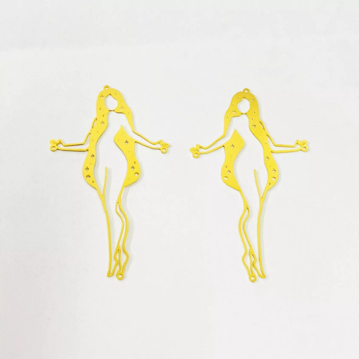 Brass Lady Charms – Women Jewelry Making Supplies for Earrings, Pendants & Necklaces