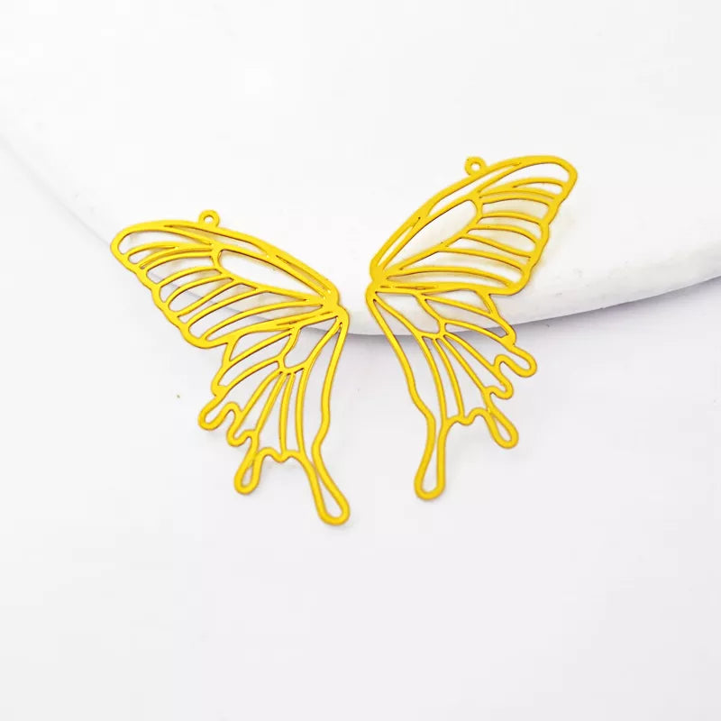 Geometric Butterfly Wing Brass Earrings Pendant | ISTAYINLOVE JEWELRY