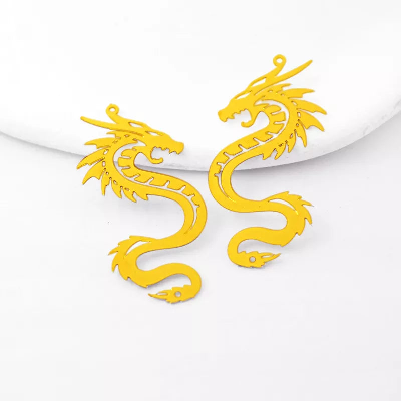 Brass Dragon Pendant | Making Jewelry Supplies