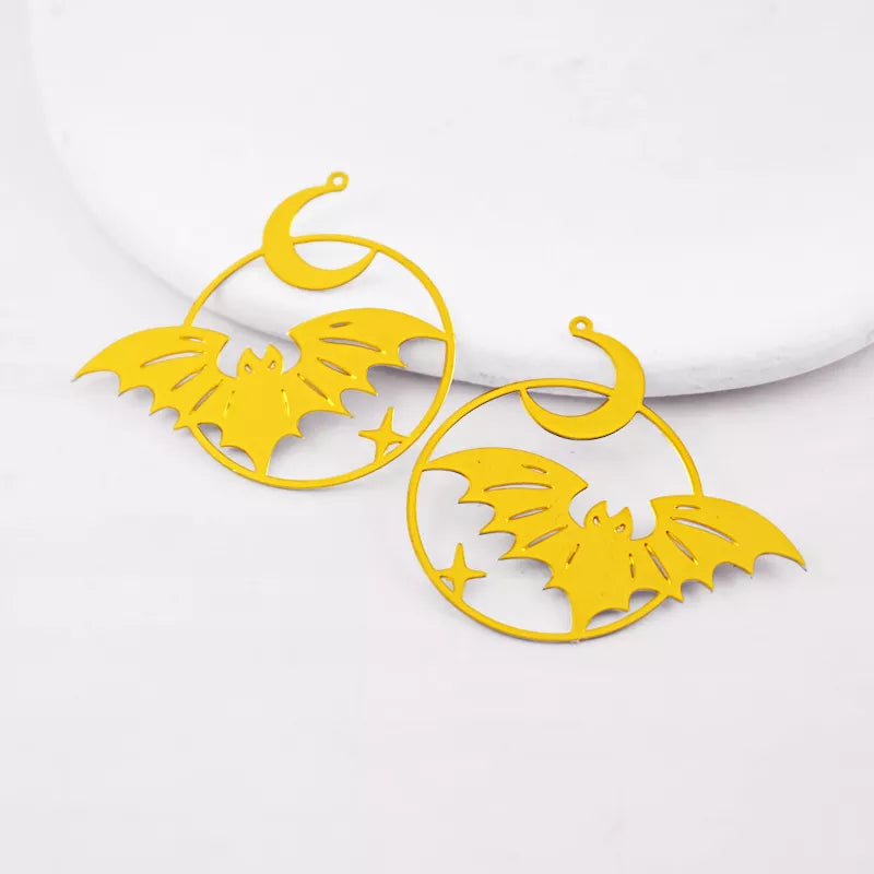 Jewelry Pendant with Bat, Sun, Moon & Stars