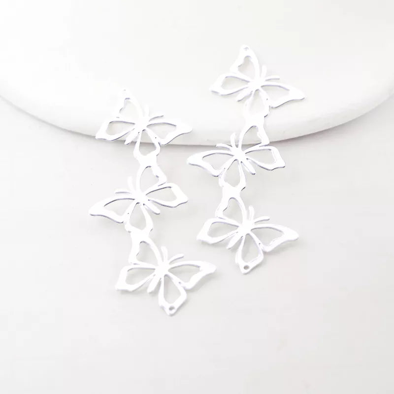 Silver Butterfly Pendant