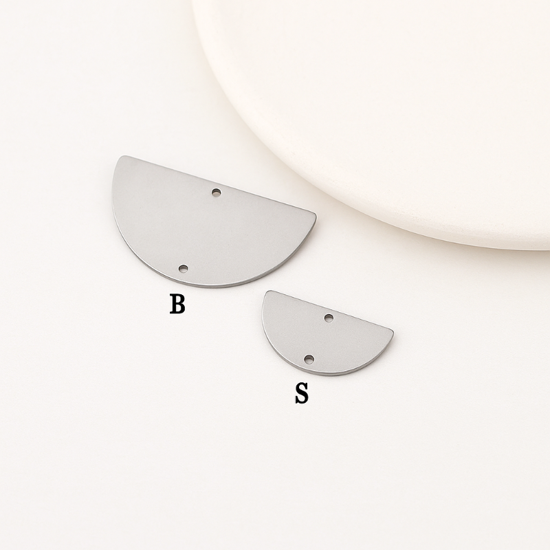 semicircle jewelry charms