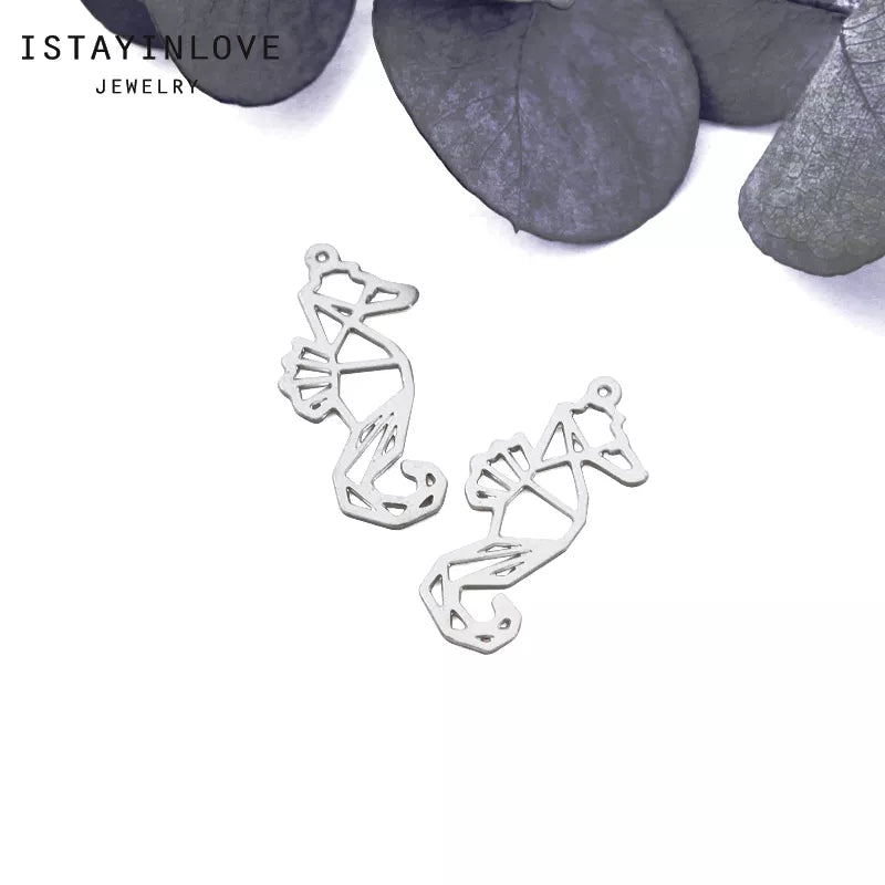 Seahorse Pendant – Silver Charm for Ocean, Beach & Nautical Jewelry