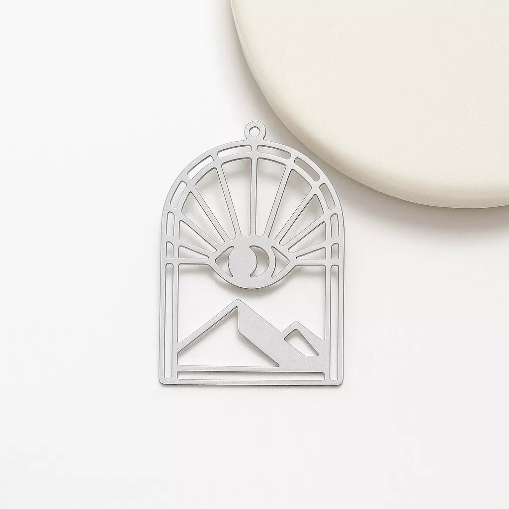 Eye Mountain Silver Jewelry Charms – Wholesale Charms for Makers