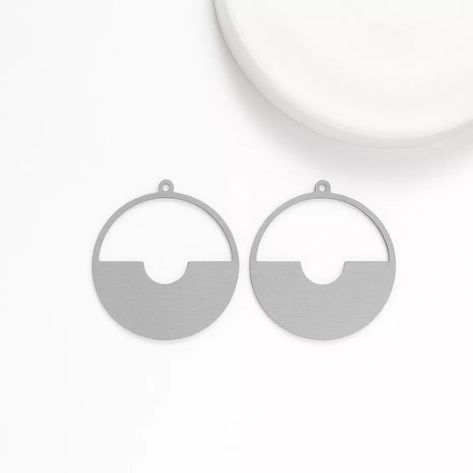 Silver Charms – Circle Pendants & Findings for Handmade Jewelry