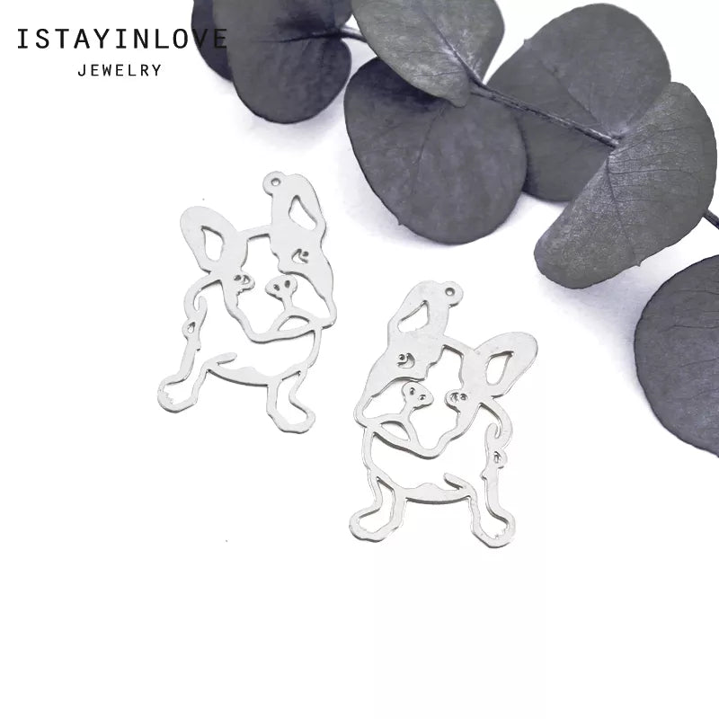 Puppy Dog Silver Jewelry Charms – Quality Pendants & Connectors for DIY