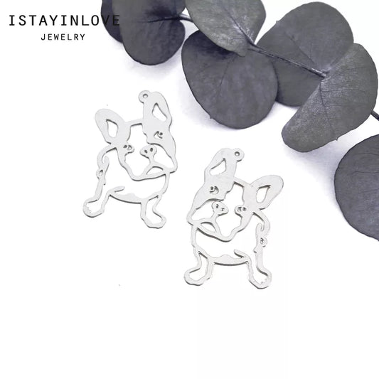 Puppy Dog Silver Jewelry Charms – Quality Pendants & Connectors for DIY