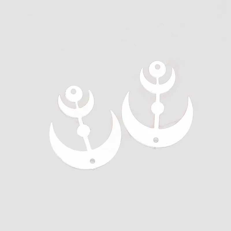 silver moon charms