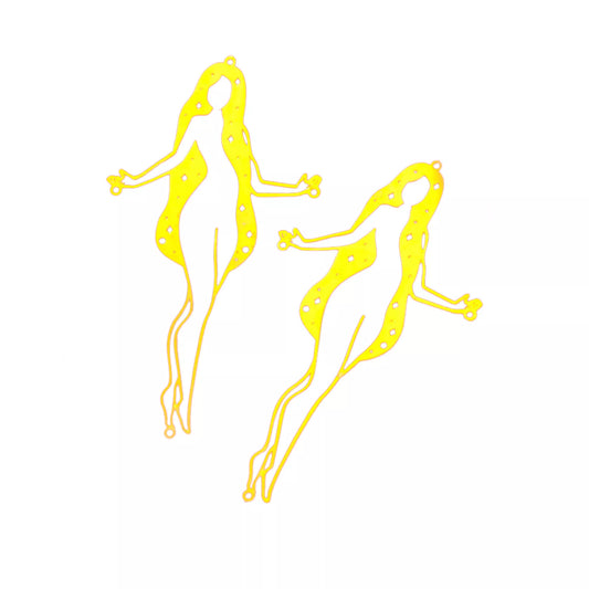 Brass Lady Charms