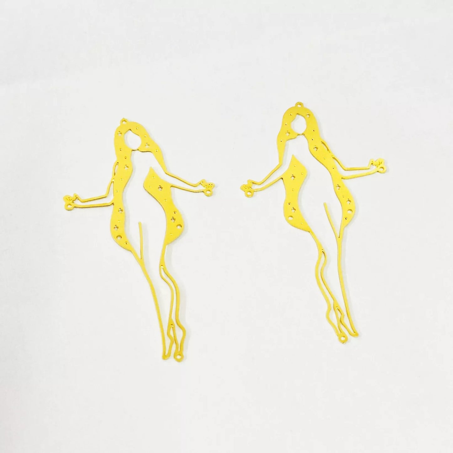 Brass Lady Charms – Women Jewelry Making Supplies for Earrings, Pendants & Necklaces