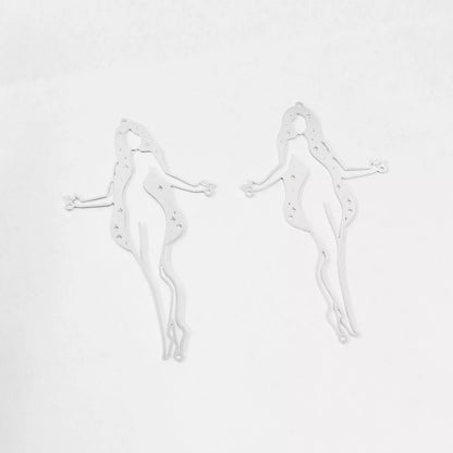 Brass Lady Charms – Women Jewelry Making Supplies for Earrings, Pendants & Necklaces