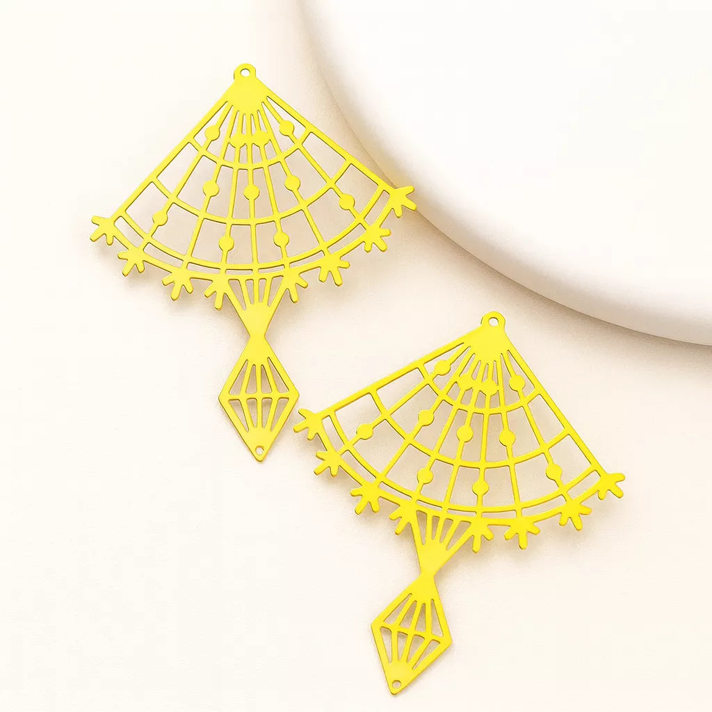 Brass Jewelry Charms – Umbrella Pendants & Findings for Designers