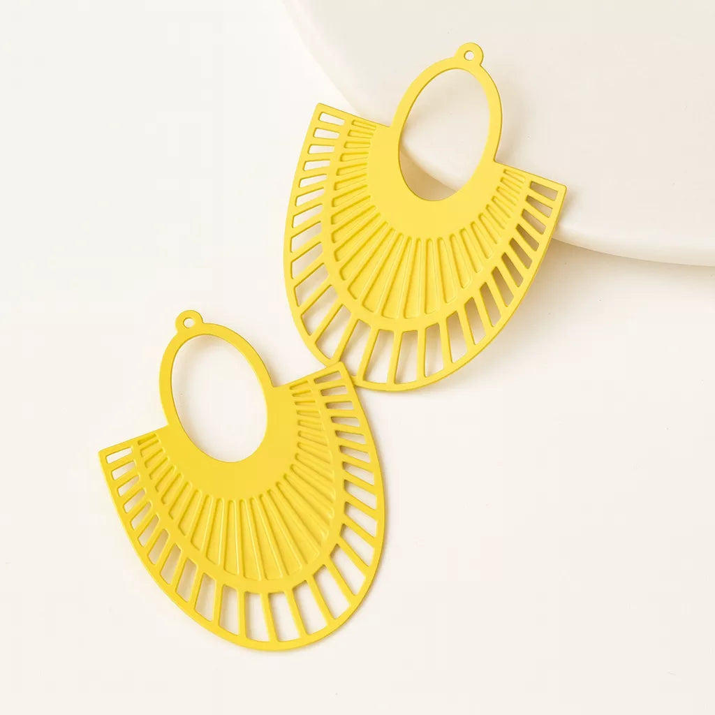 Sun Light Brass Charms for Jewelry | Raw Brass Pendant & Connector