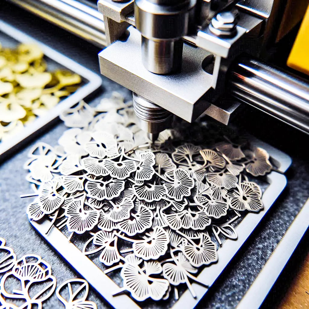 laser cut ginkgo leaf charms for custom order