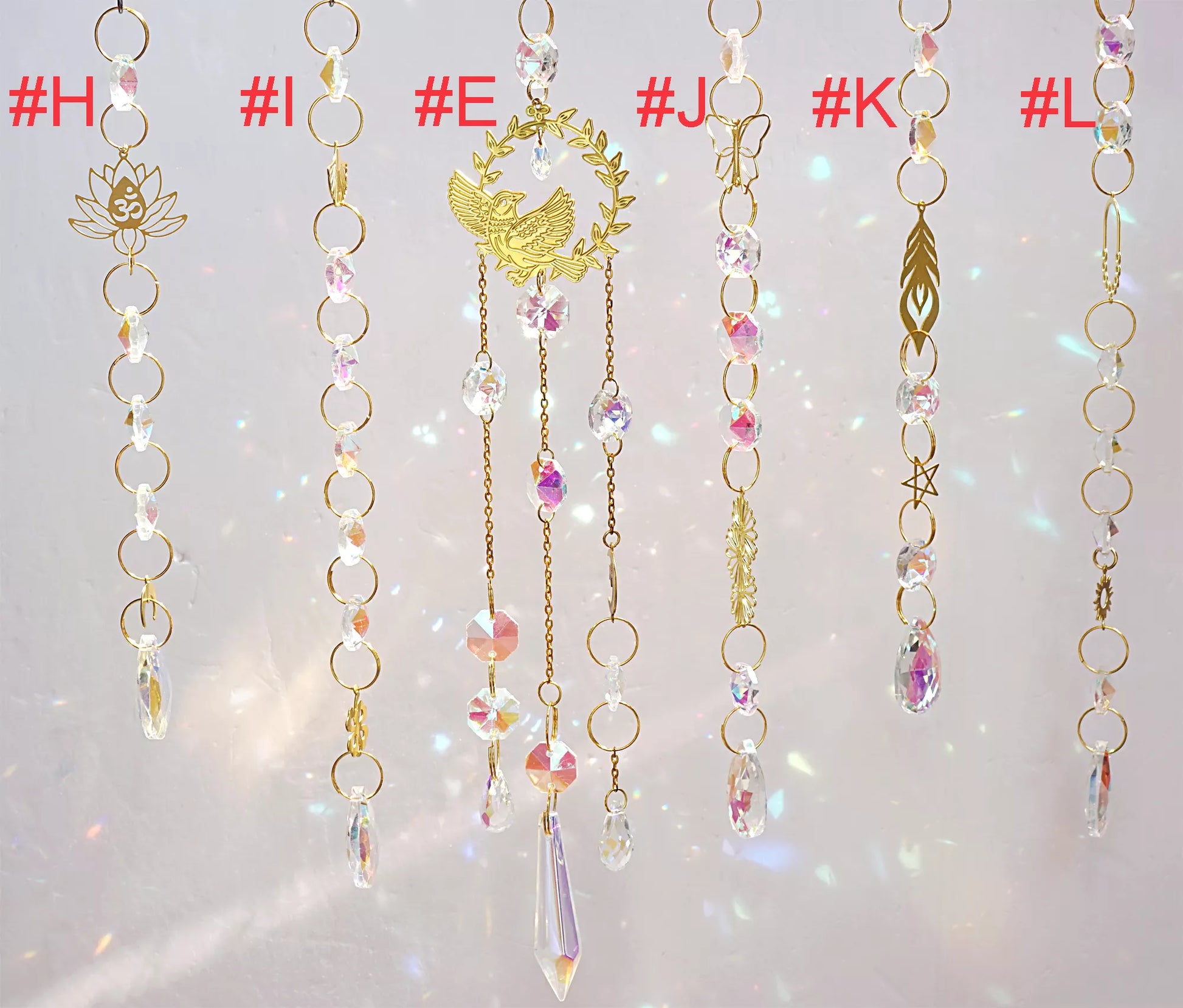 choose the design of suncatchers